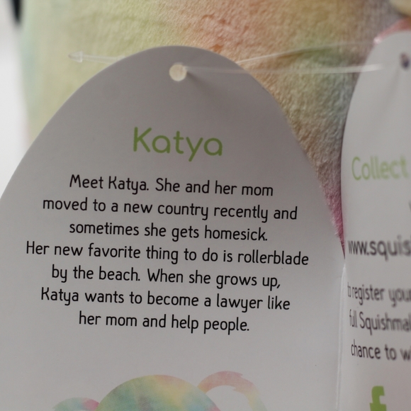 Squishmallows 8" Katya the Rainbow Tie Dyed Koala - Picture 8 of 11